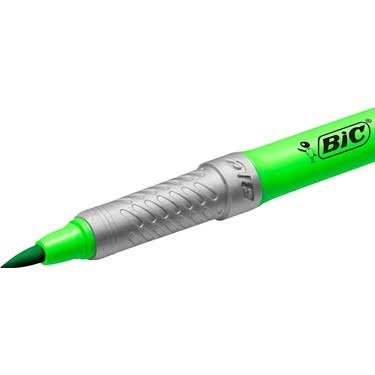 BİC GRİP PASTEL FOSFORLU KALEM YEŞİL
