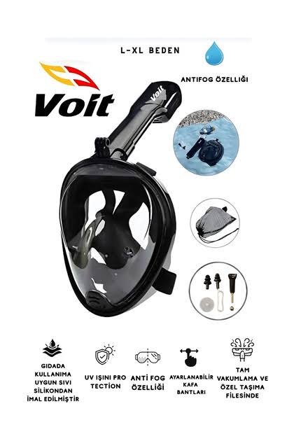 VOİT FULLFACE YÜZÜCÜ MASKESİ L-XL