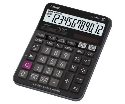 CASİO DJ-120D PLUS HESAP MAKİNESİ