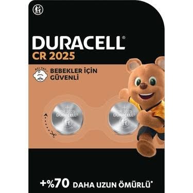 DURACELL 2025 DÜĞME PİL (3 VOLT)