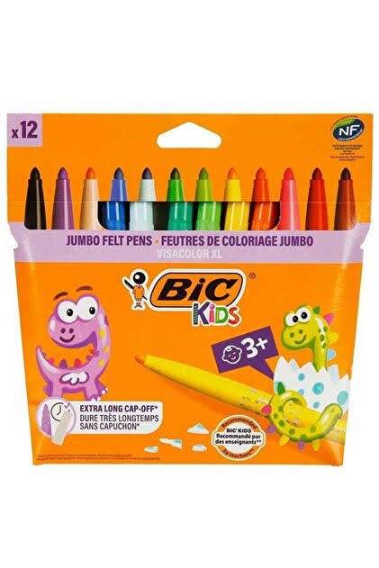 BİC JUMBO DOĞA DOSTU KEÇELİ KALEM (12 Lİ)