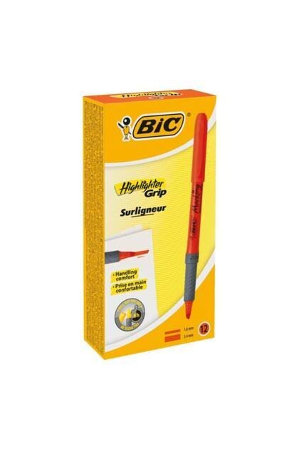 BİC FOSFORLU KALEM GRİP TURUNCU
