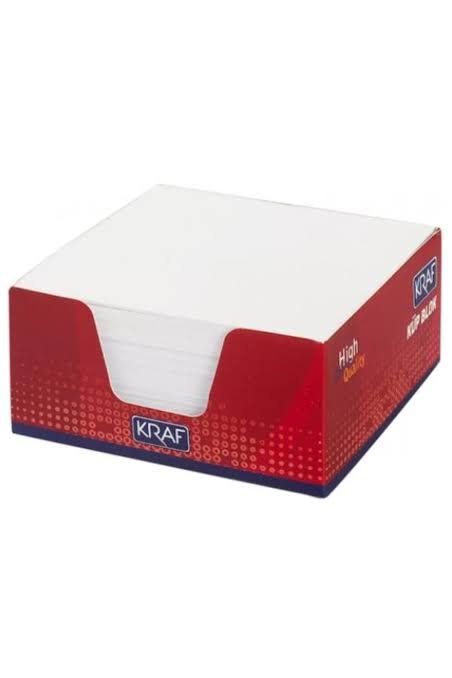 KRAF KÜP BLOK BEYAZ NOT KAĞIDI (9 X 9 CM)