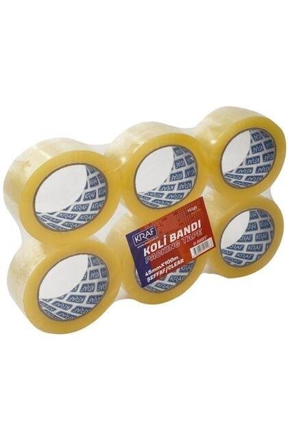 KRAF ŞEFFAF KOLİ BANDI (45 MM X 1 M)