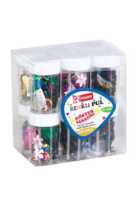 MİKRO RENKLİ ŞEKİLLİ PUL