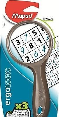 MAPED ERGOLOGİC BÜYÜTEÇ 039300 X3 GRİ (75 MM)