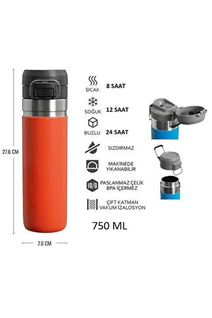 GLOBOX TURUNCU TERMOS BS264-2 (750 ML)