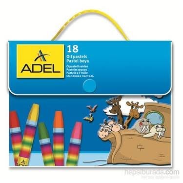 ADEL ÇANTALI PASTEL BOYA (18 RENK)